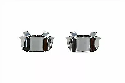 V-Twin Chrome Bar Bullet Visor for Harley Davidson
