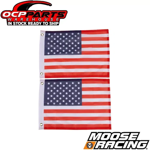 NEW! Moose Racing UTV SXS 2 Inch Diameter Quick Release 2' Whip Lights Pair