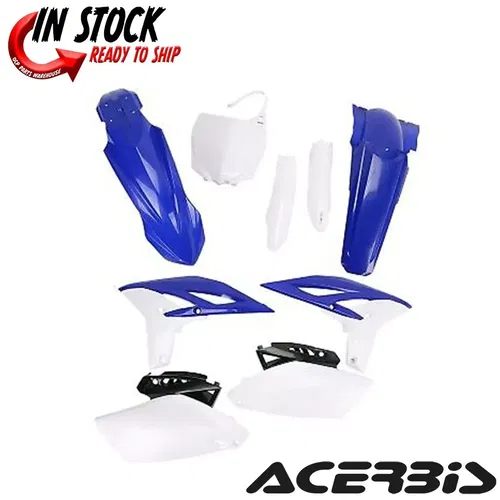 Acerbis Full Plastic Kit OE Blue/White Yamaha YZ250F 2010-2013 NEW