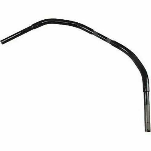 Drag Specialties Gloss Black Beach Bars 1-1/4" Handlebars for Harley TBW
