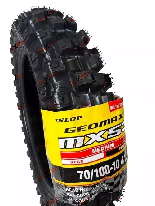 Dunlop 50 Tires 60/100-10 70/100-10 CRF50 XR50 TTR 50 Front 2.50-10 Rear MX53