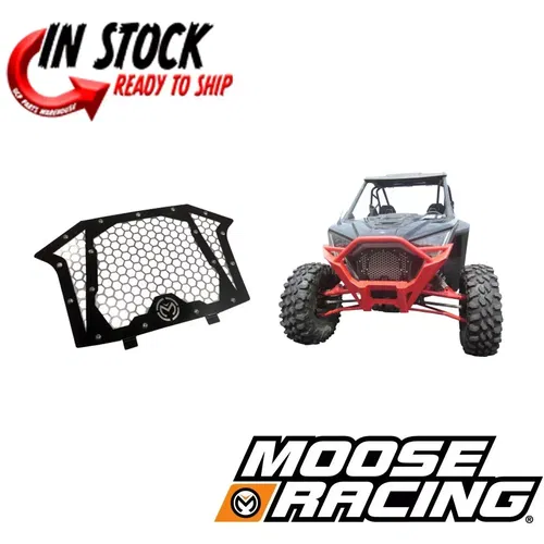 MOOSE ALUMINUM FRONT GRILLE POLARIS 2022-23 PRO R / 2021-2023 PRO XP SPORT