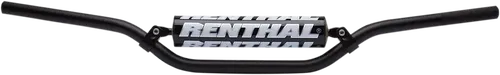 RENTHAL Fits 7/8" Off-Road Handlebar - 971 - RC - Black 971-08-BK-01-185