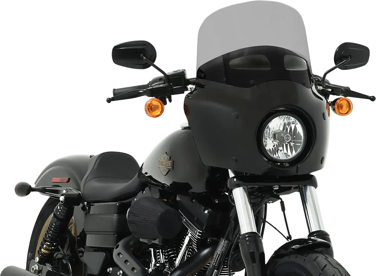 MEMPHIS SHADES Fits Road Warrior Windshield - Vented - Black Smoke -11" MEP87412