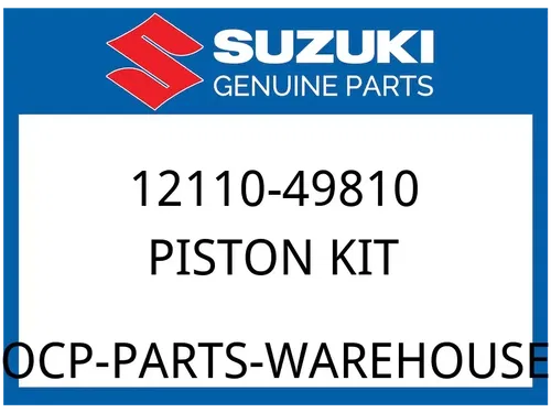 Suzuki OEM Part 12110-49810 PISTON KIT INC.REF.NO.12%15