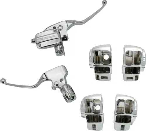 HARDDRIVE '08-16 Handlebar Cable Clutch Style Controls  Black  820-55016