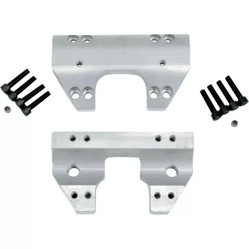 LA Choppers 1-1/4" Handlebar Riser Clamp Set fit Harley Road King FLHR 1994-2015