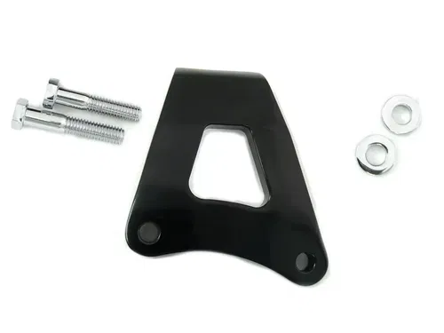 Black Front Engine Mount Bracket for Harley Davidson by V-Twin