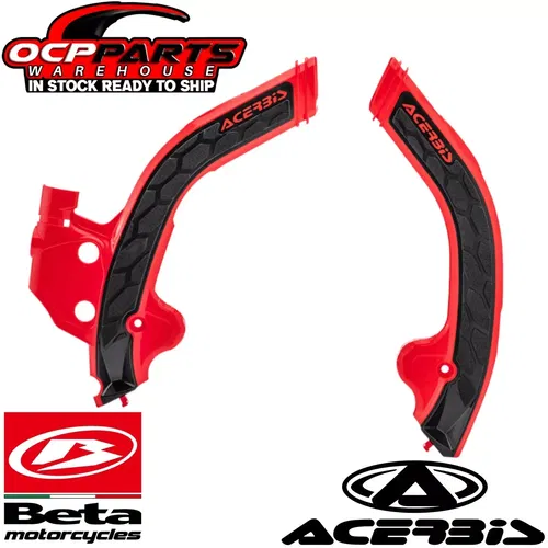 NEW ACERBIS X-GRIP FRAME GUARDS 2020-2023 BETA 125 200 250 300 390 430 480 RR