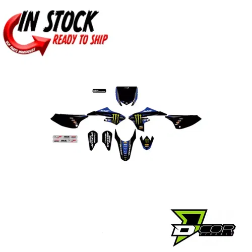 D'COR VISUALS COMPLETE MONSTER ENERGY STAR RACING GRAPHICS KIT 18-2024 YZ65