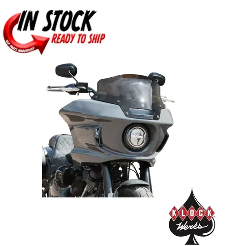 KLOCK WERKES FLARE WINDSHIELD BRONZE 6" 2022-24 SOFTAIL LOW RIDER ST FXLRST