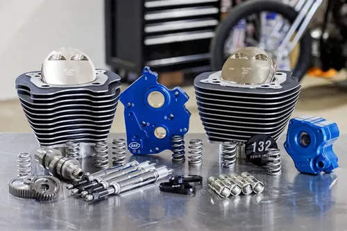 S&amp;S CYCLE 132" Power Package Engine Performance Kit - Gear Drive - Water