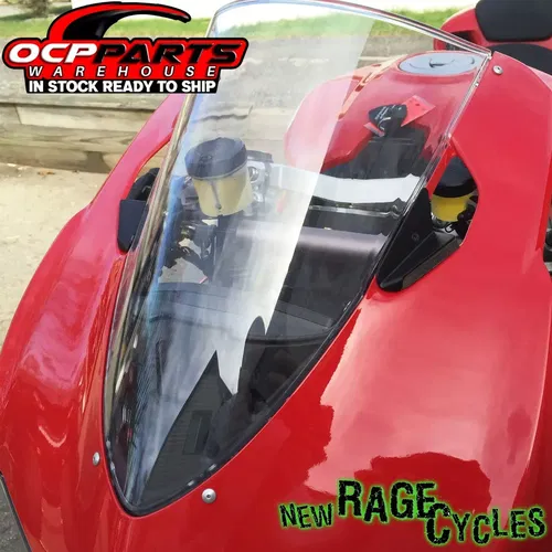 NEW! New Rage Cycles Mirror Block Off Turn Signals 2013-2015 Ducati 899 Panigale
