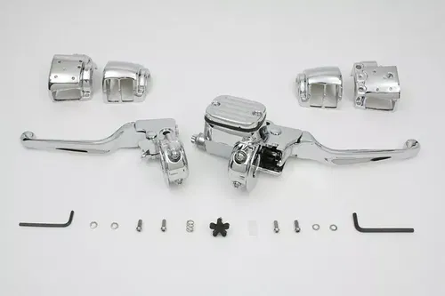 Handlebar Control Kit Chrome 9/16 for FX FL 2011-2017 Harley Davidson motorcycle