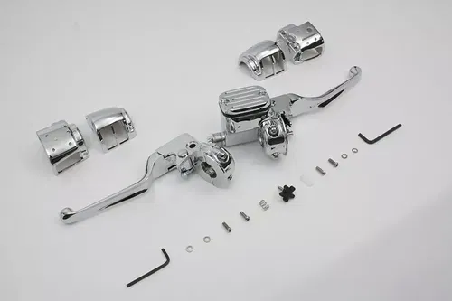 Handlebar Control Kit Chrome 9/16 for FX FL 2011-2017 Harley Davidson motorcycle