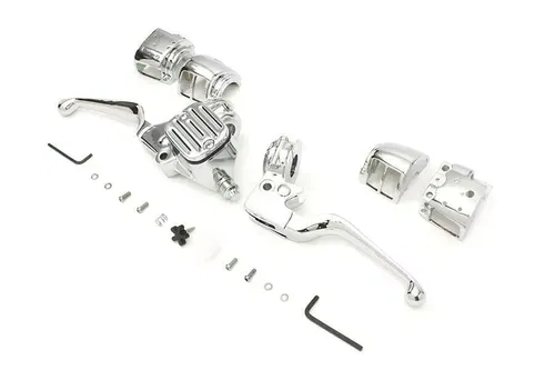 Handlebar Control Kit Chrome 9/16 for FX FL 2011-2017 Harley Davidson motorcycle
