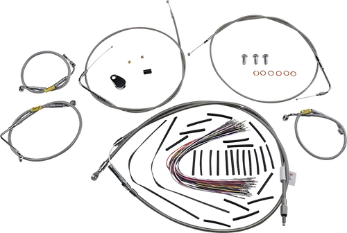 BURLY BRAND Control Kit For Early Fits Touring Bikes With Bagger Bar Handlebars