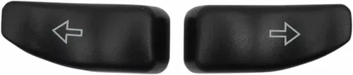 Black Turn Signal Switch Button Covers Extended f Harley Road King Freewheeler