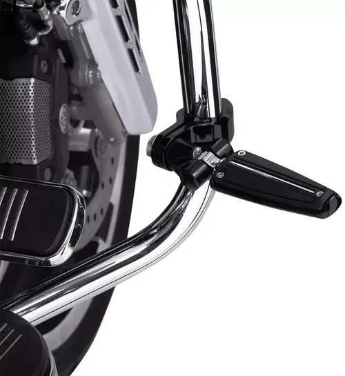 CIRO Highway Peg Mounting Kit w/ Clevis for H-D "D" Spring Pegs Black 60022