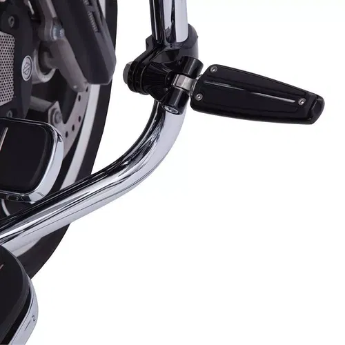 CIRO Highway Peg Mounting Kit w/ Clevis for H-D "D" Spring Pegs Black 60022