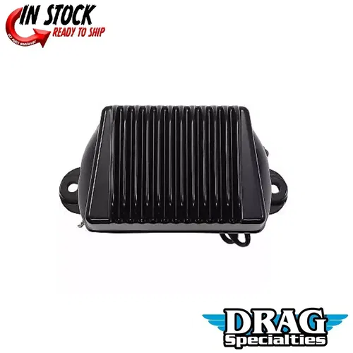 Drag Specialties 2112-1032 Black Premium Voltage Regulator for 99-01 Touring