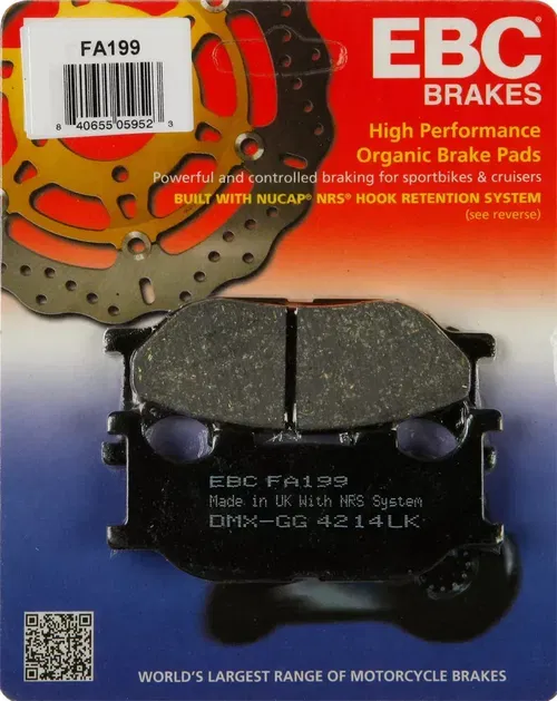 EBC Organic  Brake Pads FA199