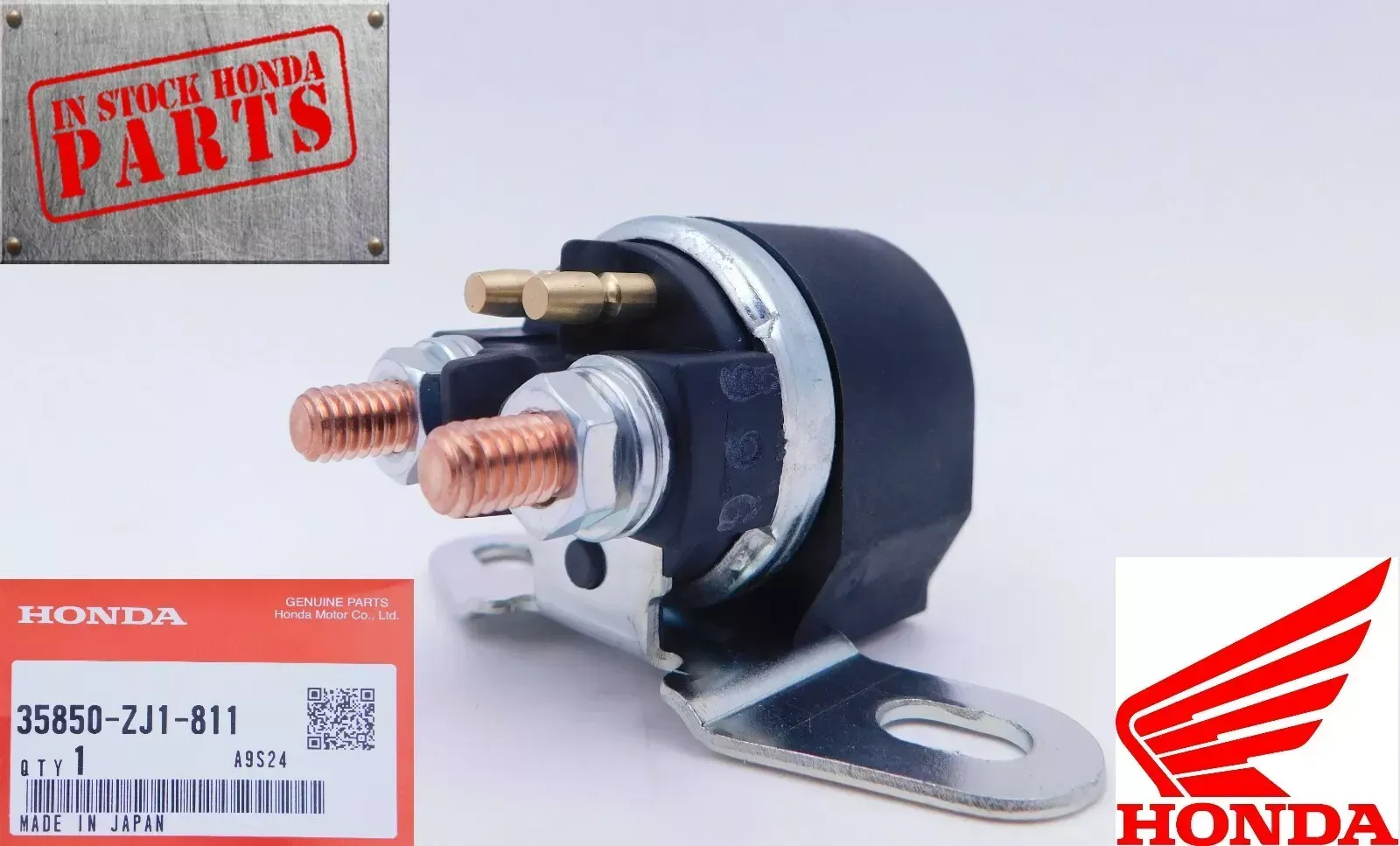 Honda Starter Magnetic Relay Switch Solenoid  All VTX 1800 VTX1800 Genuine OEM