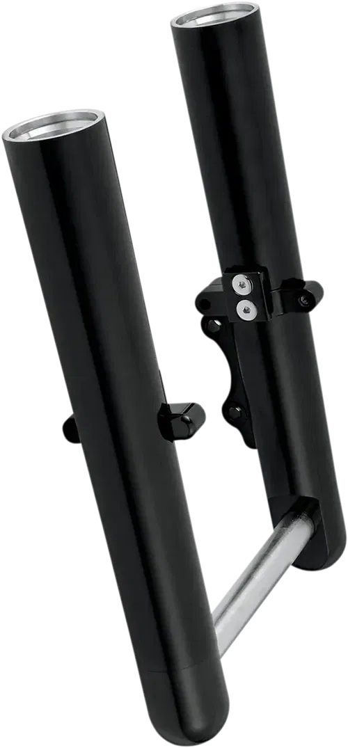 ARLEN NESS Fork Legs - Black Anodized - Smooth - Dual Disc - Fits '08-'13 FLT