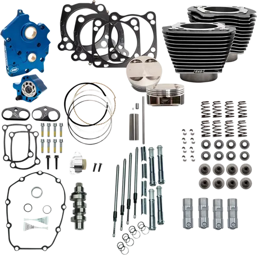 S&amp;S CYCLE Fits 128" Power Package Engine Performance Kit - Chain Drive