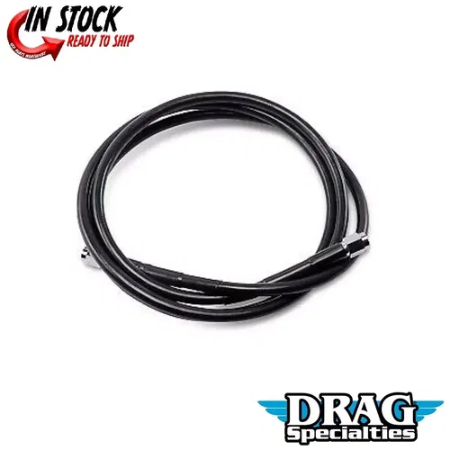 DRAG SPECIALTIES 1741-2737 Universal Brake Line- Black - 64"