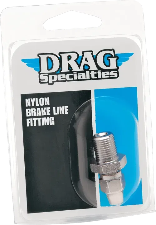 DRAG SPECIALTIES Brake Line Fitting - 7/16-24 - Straight 343