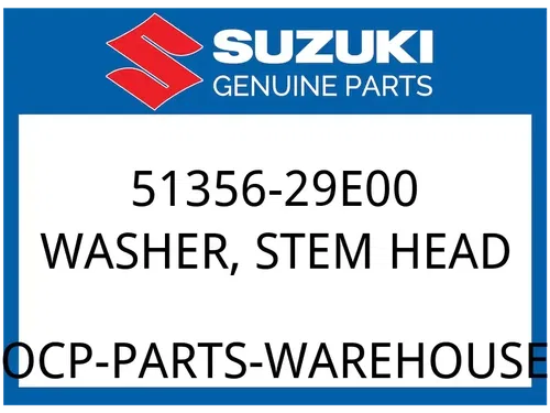 Suzuki OEM Part 51356-29E00 WASHER STEM HEAD