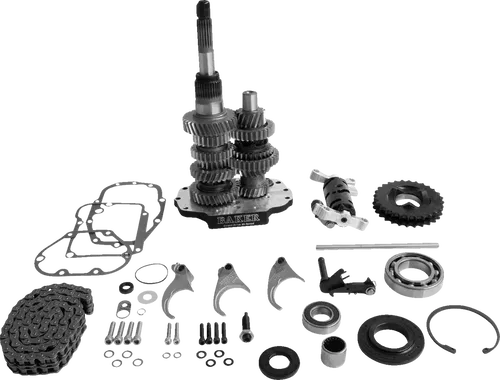 BAKER DRIVETRAIN Direct Drive Gear Set - Fits 6-Speed - Black DD6-411S-03