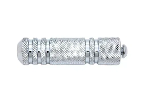 Chrome Knurled Five Grooved Shifter Peg fits Harley Davidson 21-0357