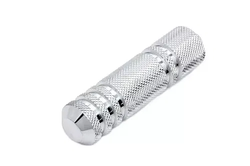 Chrome Knurled Five Grooved Shifter Peg fits Harley Davidson 21-0357