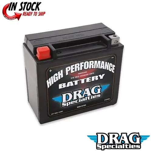 Drag Specialties 2113-0011 AGM High Performance Battery YTX20H