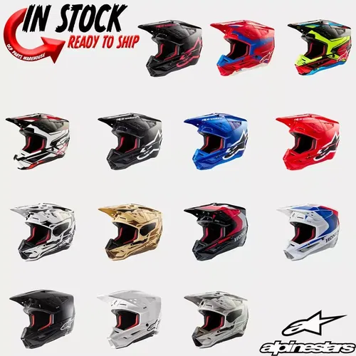 2024 ALPINESTARS SUPERTECH M5 OFF ROAD MOTORCROSS HELMET PICK SIZE COLOR
