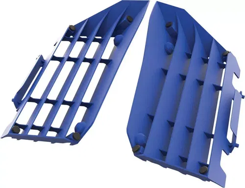 Polisport Radiator Louvers Blue For Yamaha 125/250 06-16 8985500001