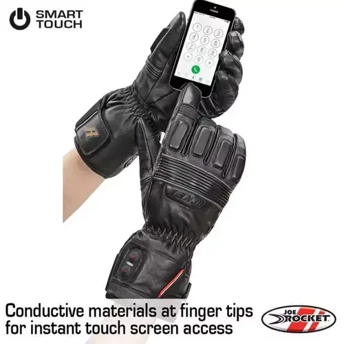Joe Rocket Rocket Leather Burner Heated Motorcycle Gloves - Pick Size