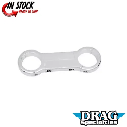 Drag Specialties 0415-0017 Chrome Front Fork Brace for 39mm Forks Sportster