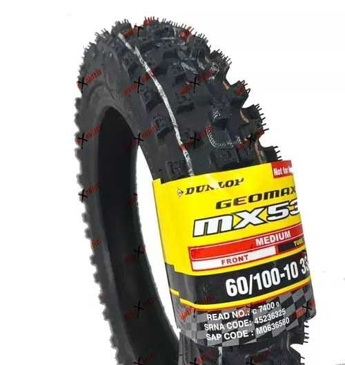 Dunlop 50 Tires 60/100-10 70/100-10 CRF50 XR50 TTR 50 Front 2.50-10 Rear MX53