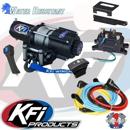 KFI WINCH 2000 LBS AND MOUNT KIT W MOUNT POLARIS 2025 RANGER CREW 1000 EPS