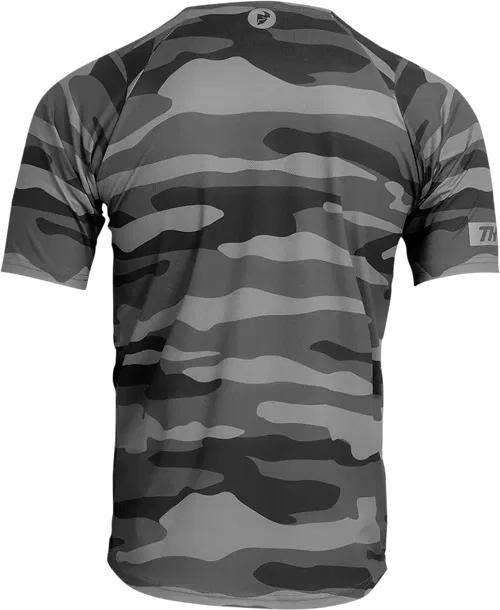 THOR Assist Short-Sleeve Jersey - Camo Dark Gray - Large 5020-0028