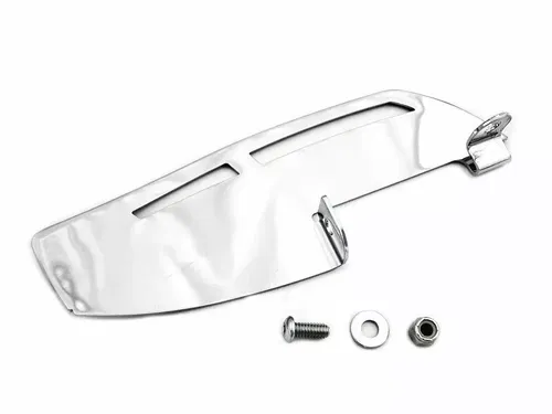 Chrome Footboard Boot Guard Kit for Harley Davidson by V-Twin