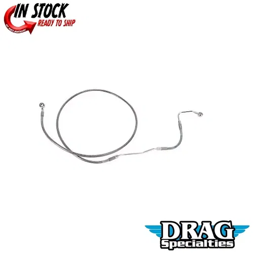 Drag Specialties 1741-2929 +6 ABS Extended Length Stainless Steel Brake Line Kit