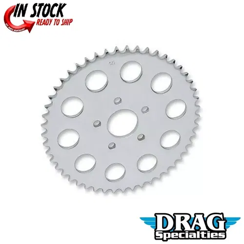 Drag Specialties 1210-0364 48-Tooth Chrome 530 Chain Conversion Rear Sprocket