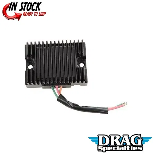 Drag Specialties 2112-0822 Black Solid-State Regulator