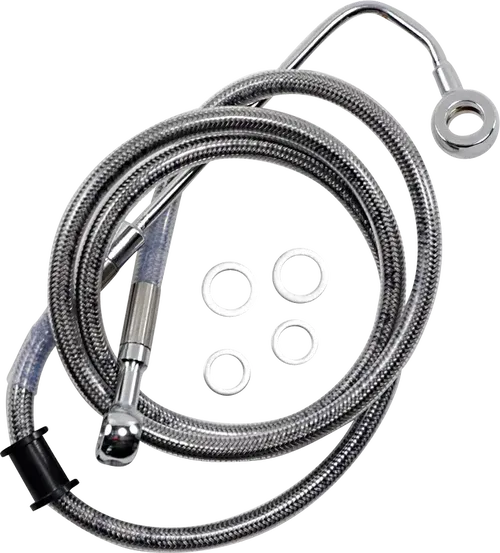 DRAG SPECIALTIES Brake Line - Fits +8" - Stainless Steel - '15-'17 Softail