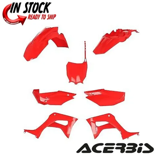 Acerbis Full Plastic Kit Red Honda CRF110F 2019-2022 NEW