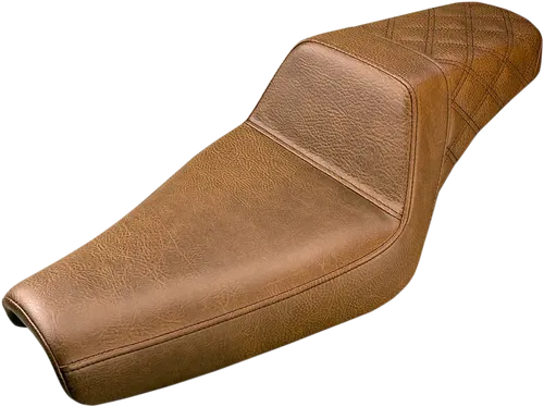 SADDLEMEN Step-Up Fits Seat - Rear Lattice Stitch - Brown - XL 807-11-173BR